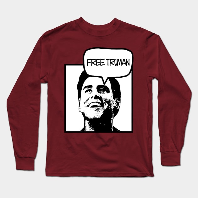 Free Truman Truman Show Long Sleeve T-Shirt by Kinanti art